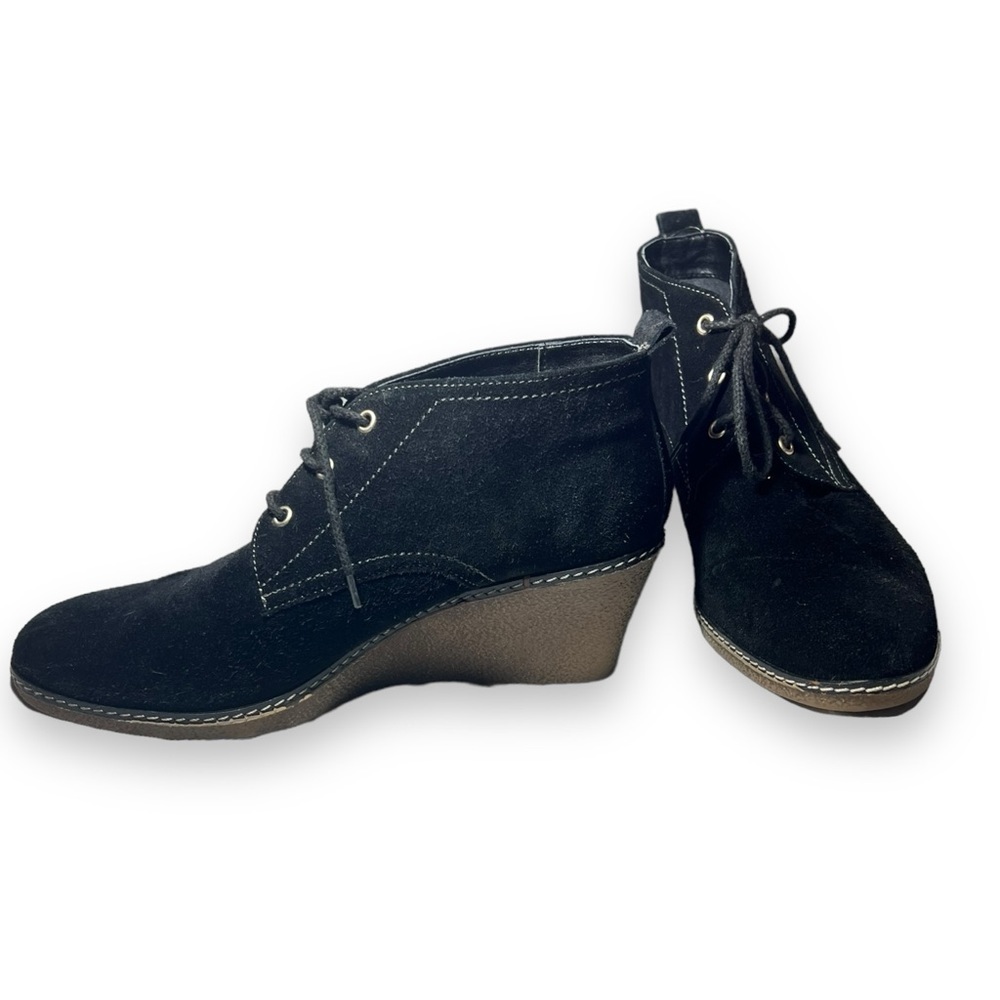 The Flexx Women’s Lace Up Suede Ankle Booties Black Size 39 (8)